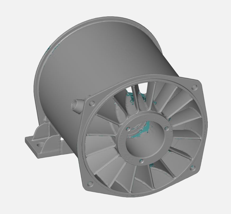 Turbina skan 3D SCANTECH SIMSCAN